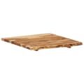 Miniatyrbillede 7 af 8: bordplade 58x(50-60)x2,5 cm massivt akacietræ