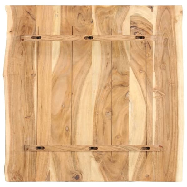 bordplade 58x(50-60)x2,5 cm massivt akacietræ