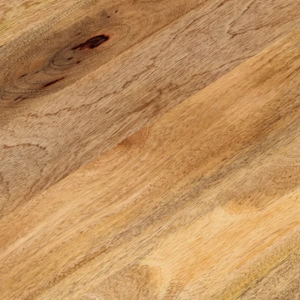 bordplade 140x50x3,8 cm oval massivt mangotræ