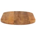 Miniatyrbillede 4 af 8: bordplade 110x40x2,5 cm oval massivt mangotræ