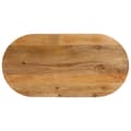 Miniatyrbillede 1 af 8: bordplade 110x40x2,5 cm oval massivt mangotræ