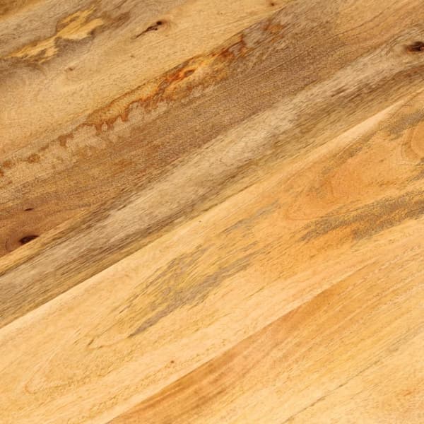 bordplade Ø60x3,8 cm rund massivt mangotræ