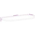 Miniatyrbillede 8 af 8: bordplade 120x50x3,8 cm oval massivt ru mangotræ