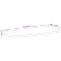 Miniatyrbillede 8 af 8: bordplade 90x40x3,8 cm oval massivt mangotræ