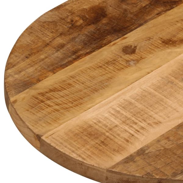 Pöytälevy 100x40x2,5 cm ovaali täysi karkea mangopuu
