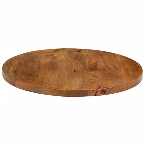 bordplade Ø60x2,5 cm rund massivt mangotræ
