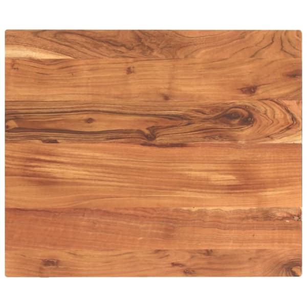 vidaXL Pöytälevy 60x50x2,5 cm suorakaide täysi akasiapuu