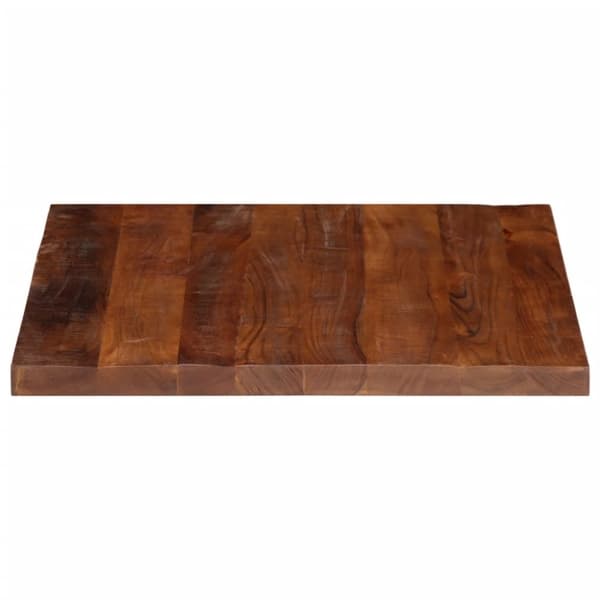 vidaXL Bordplate 70x70x2,5 cm firkantet gjenvunnet heltre