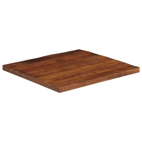 vidaXL Bordplate 70x70x2,5 cm firkantet gjenvunnet heltre