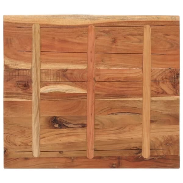vidaXL Pöytälevy 100x80x2,5 cm suorakaide täysi akasiapuu