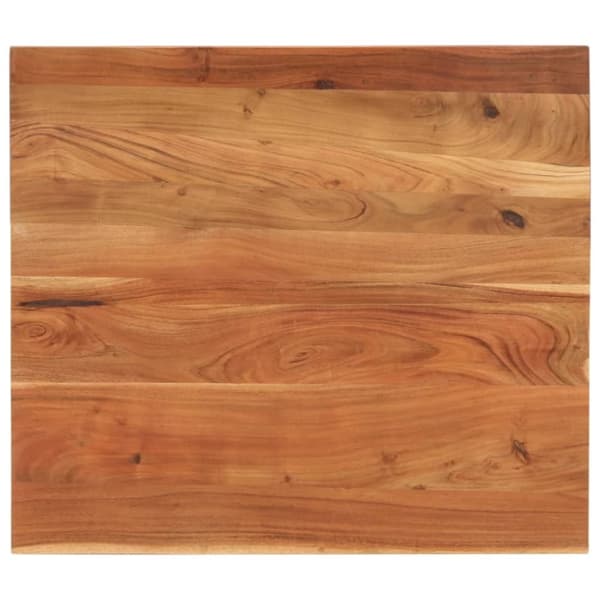 vidaXL Pöytälevy 100x80x2,5 cm suorakaide täysi akasiapuu