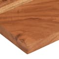 Miniatyrbillede 6 af 9: vidaXL bordplade 60x20x2,5 cm rektangulær massivt akacietræ