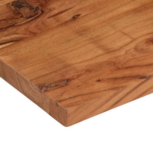 vidaXL bordplade 70x40x2,5 cm rektangulær massivt akacietræ