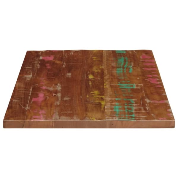 vidaXL Pöytälevy 70x50x3,8 cm suorakaide kierrätetty täyspuu