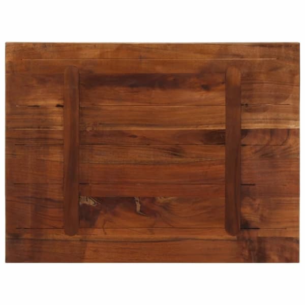 vidaXL Pöytälevy 70x50x3,8 cm suorakaide kierrätetty täyspuu