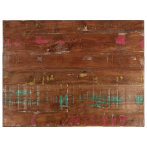vidaXL Pöytälevy 70x50x3,8 cm suorakaide kierrätetty täyspuu