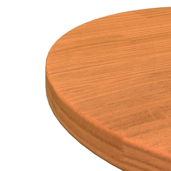 vidaXL Pöytälevy pyöreä vahanruskea Ø40x2,5 cm täysi mänty