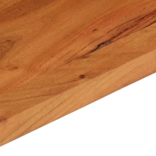 vidaXL Bordplate 80x70x2,5 cm rektangulær heltre akasie