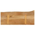 Miniatyrbilde 5 av 9: vidaXL Bordplate 70x40x2,5 cm naturlig kant heltre mango