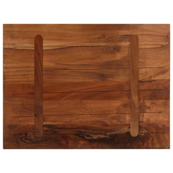 vidaXL Pöytälevy 70x60x2,5 cm suorakaide kierrätetty täyspuu