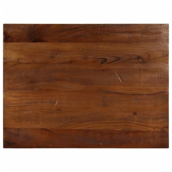 vidaXL Pöytälevy 70x60x2,5 cm suorakaide kierrätetty täyspuu