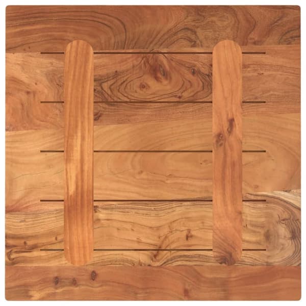 vidaXL Bordplate 60x60x3,8 cm firkantet heltre akasie