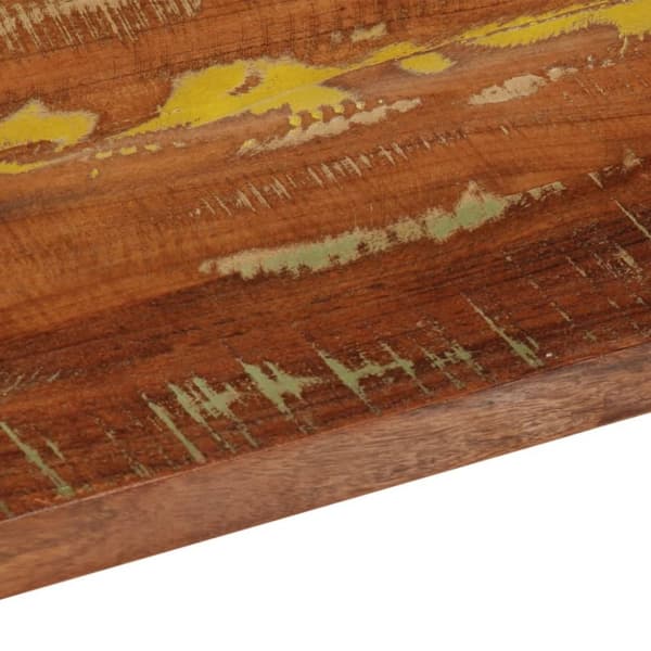 vidaXL bordplade 140x20x3,8 cm rektangulær massivt genbrugstræ