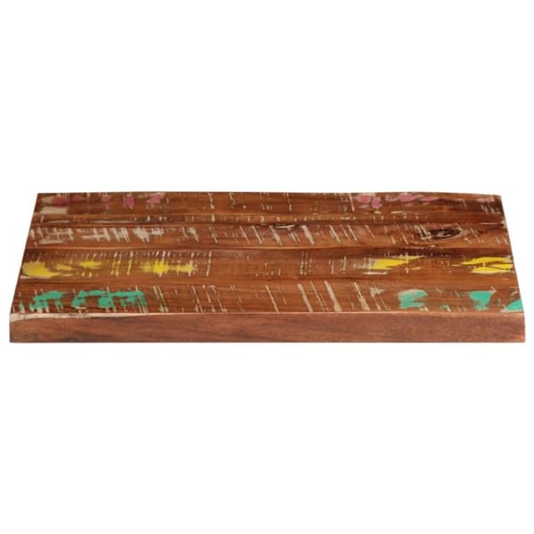 vidaXL Pöytälevy 60x50x3,8 cm suorakaide kierrätetty täyspuu
