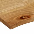 Pikkukuva 6 / 9: vidaXL Pöytälevy elävä reuna 90x60x2,5 cm täysi mangopuu