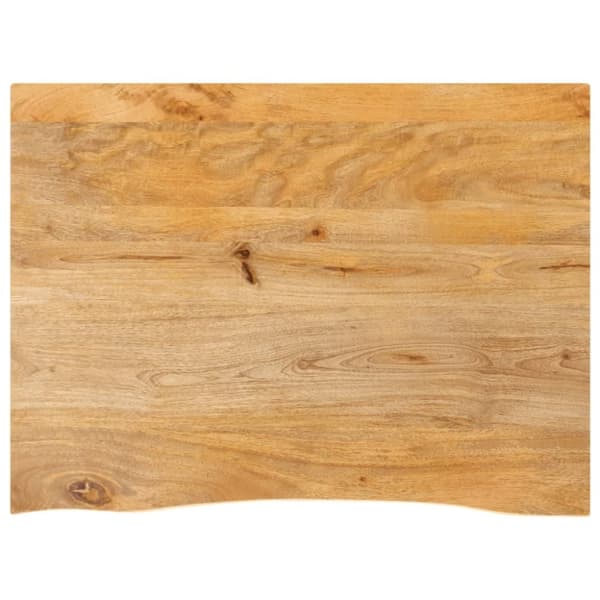 vidaXL Pöytälevy elävä reuna 90x60x2,5 cm täysi mangopuu