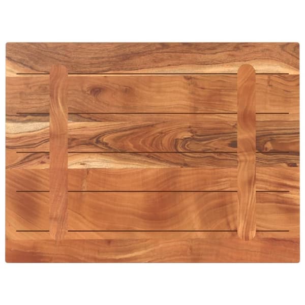 vidaXL Pöytälevy 70x60x2,5 cm suorakaide täysi akasiapuu