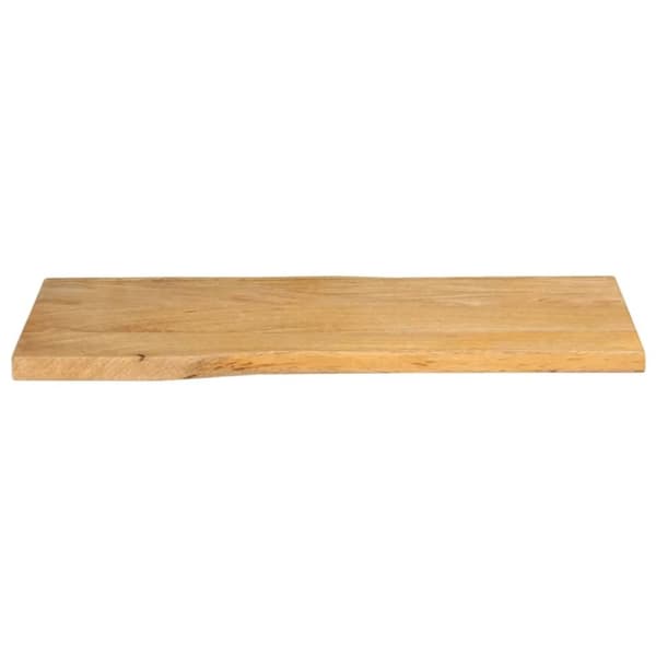 vidaXL bordplade 100x40x3,8 cm naturlig kant massivt mangotræ