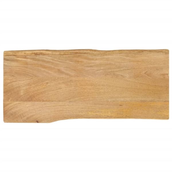 vidaXL bordplade 100x40x3,8 cm naturlig kant massivt mangotræ