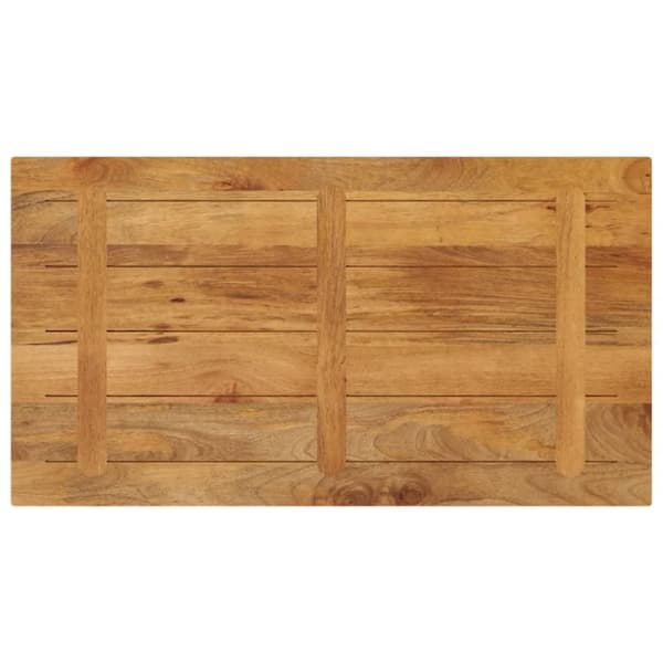 vidaXL Bordplate 100x60x3,8 cm rektangulær heltre mango