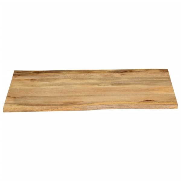vidaXL Pöytälevy 100x80x2,5 cm elävä reuna täysi mangopuu