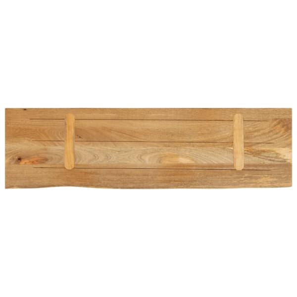 vidaXL Bordsskiva 120x20x3,8 cm levande kant massivt mangoträ