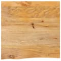 Miniatyrbilde 1 av 9: vidaXL Bordplate 80x80x2,5 cm naturlig kant heltre mango