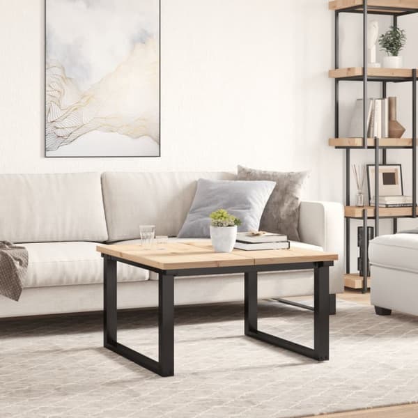 vidaXL bordplader 2 stk. 80x40x2,5 cm rektangulær massivt fyrretræ