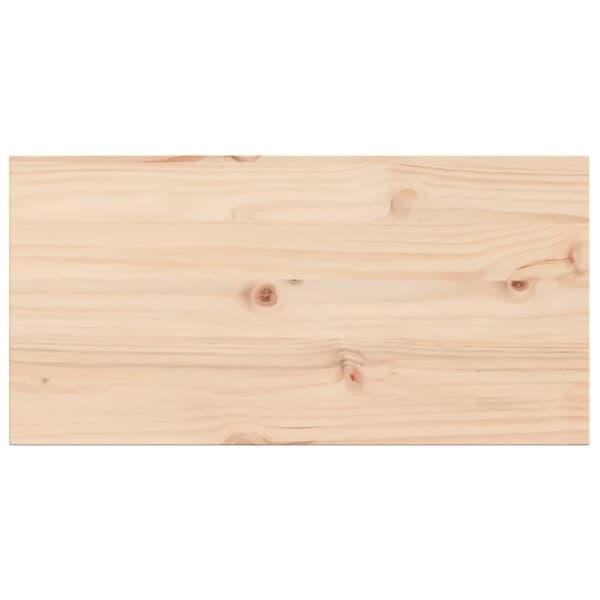 vidaXL Bordsskivor 2 st 80x40x1,7 cm rektangulär massiv furu