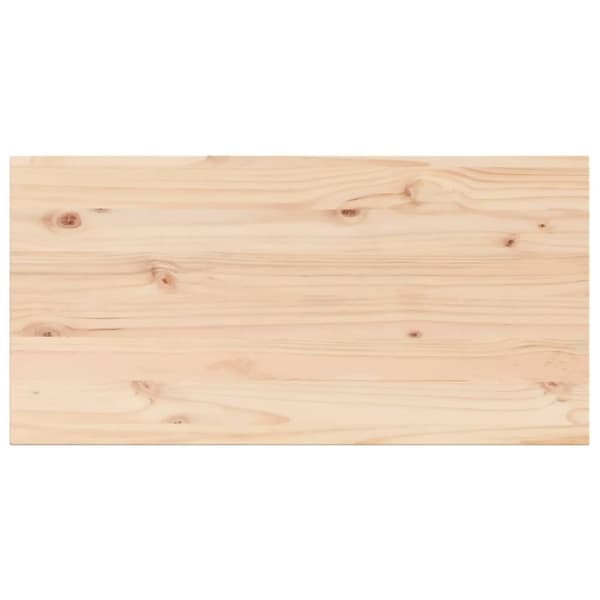 vidaXL bordplader 4 stk. 90x45x1,7 cm rektangulær massivt fyrretræ