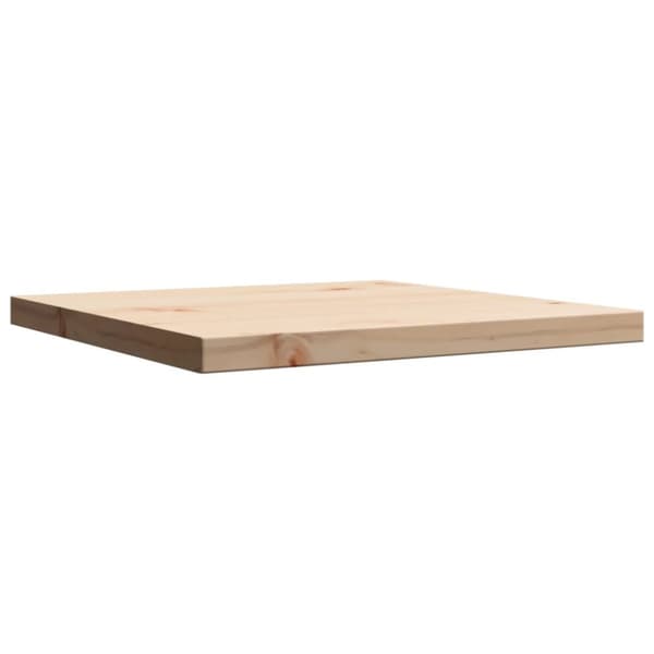 vidaXL Bordsskiva 40x40x2,5 cm fyrkantig massiv furu