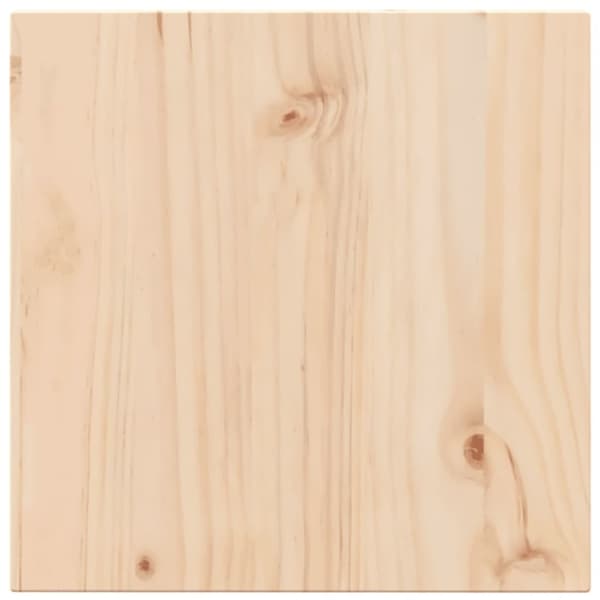 vidaXL bordplade 40x40x1,7 cm firkantet massivt fyrretræ