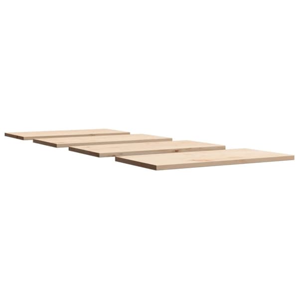 vidaXL Bordplater 4 stk 90x45x2,5 cm rektangulær heltre furu