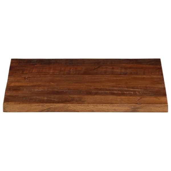vidaXL Bordplate 60x50x2,5 cm rektangulær gjenvunnet heltre