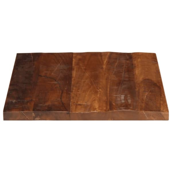 vidaXL Bordplate 60x50x2,5 cm rektangulær gjenvunnet heltre