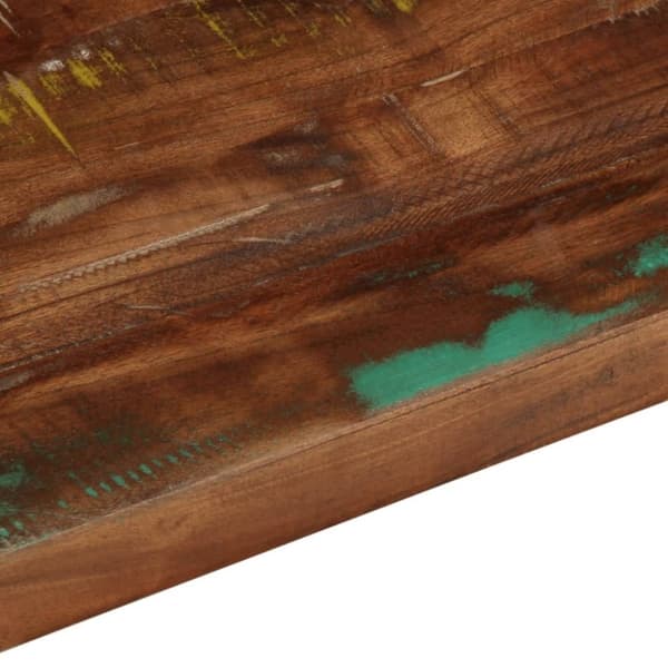 vidaXL Bordplate 80x80x3,8 cm firkantet gjenvunnet heltre
