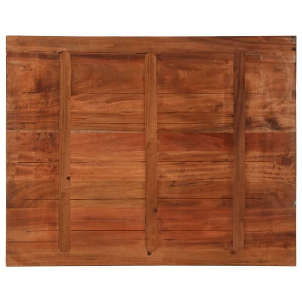 vidaXL Pöytälevy 100x80x3,8 cm suorakaide kierrätetty täyspuu
