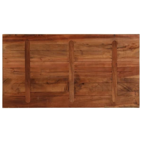 vidaXL Pöytälevy 100x20x2,5 cm suorakaide kierrätetty täyspuu