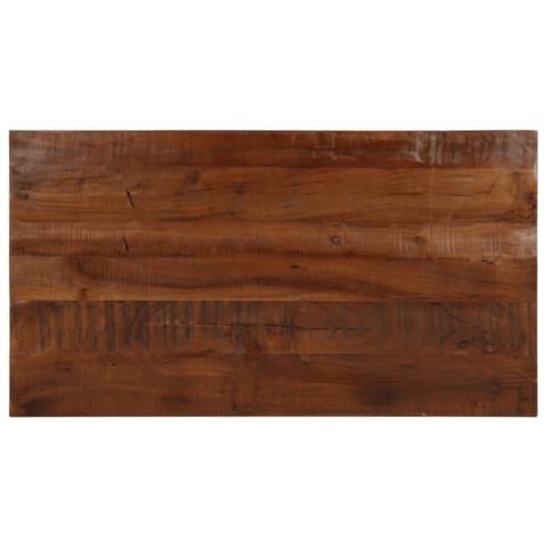 vidaXL Pöytälevy 100x20x2,5 cm suorakaide kierrätetty täyspuu