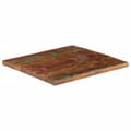 Pikkukuva 2 / 9: vidaXL Pöytälevy 80x80x3,8 cm neliö kierrätetty täyspuu
